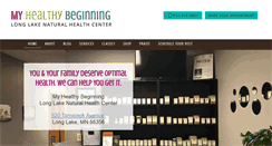 Desktop Screenshot of myhealthybeginning.com