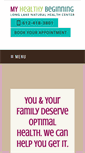 Mobile Screenshot of myhealthybeginning.com